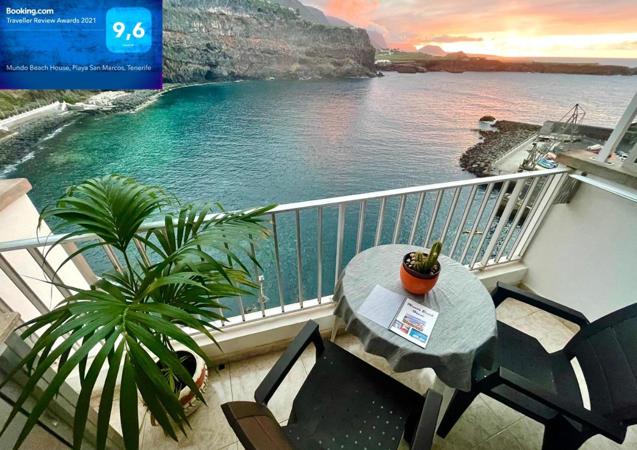 Mundo Beach House, Playa San Marcos, Tenerife อิคอดเดลอสวินอส ภายนอก รูปภาพ